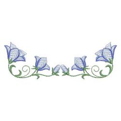 Rippled Bluebells 2 10(Lg) machine embroidery designs