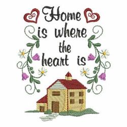 Home Is Where Heart Is 2 machine embroidery designs