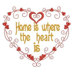 Home Is Where Heart Is 2 09 machine embroidery designs