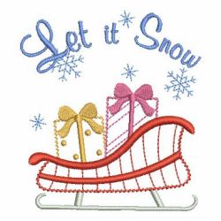 Let It Snow 05(Sm) machine embroidery designs