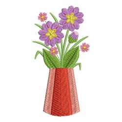 Elegant Flower Vase 08 machine embroidery designs