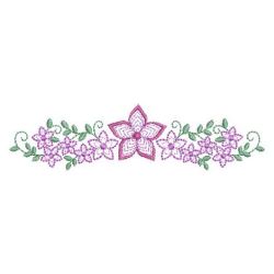 Rippled Heirloom Flowers 02(Lg) machine embroidery designs