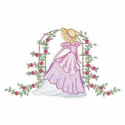 Rippled Sunbonnet Border 05(Md) machine embroidery designs