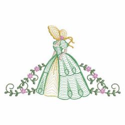 Rippled Sunbonnet Border 06(Md) machine embroidery designs