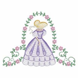 Rippled Sunbonnet Border 08(Md) machine embroidery designs