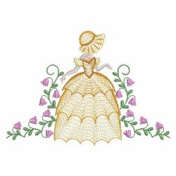 Rippled Sunbonnet Border 09(Sm) machine embroidery designs