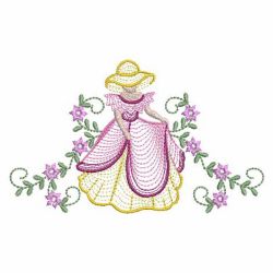 Rippled Sunbonnet Border 10(Md) machine embroidery designs