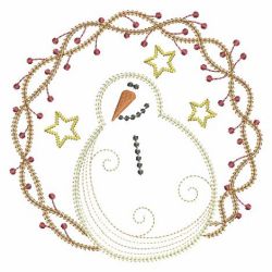 Folk Art Snowman 05(Md) machine embroidery designs