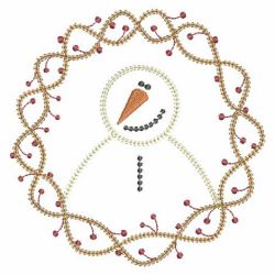 Folk Art Snowman 10(Lg) machine embroidery designs
