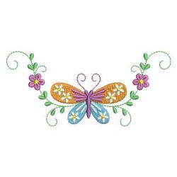 Heirloom Colorful Butterfly 1(Md) machine embroidery designs