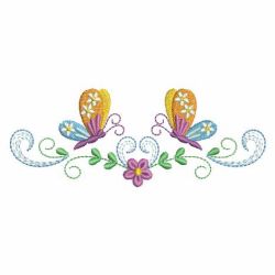 Heirloom Colorful Butterfly 1 03(Lg) machine embroidery designs