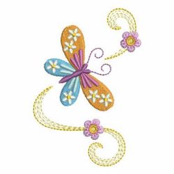 Heirloom Colorful Butterfly 1 04(Lg) machine embroidery designs
