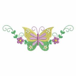 Heirloom Colorful Butterfly 1 07(Lg) machine embroidery designs