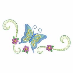 Heirloom Colorful Butterfly 1 08(Lg) machine embroidery designs