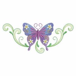 Heirloom Colorful Butterfly 1 09(Lg) machine embroidery designs