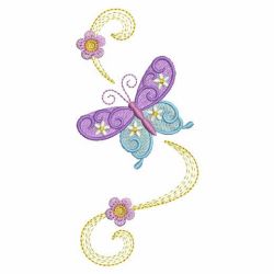 Heirloom Colorful Butterfly 1 10(Lg) machine embroidery designs