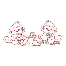 Redwork Tea Time 08(Lg) machine embroidery designs