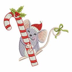 Cute Holiday Rat 03 machine embroidery designs