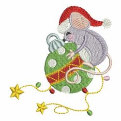 Cute Holiday Rat 09 machine embroidery designs