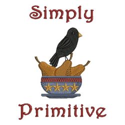 Primitive Crows 01 machine embroidery designs