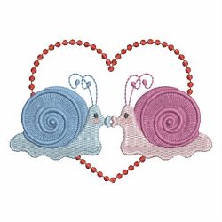 Cute Snails 03 machine embroidery designs