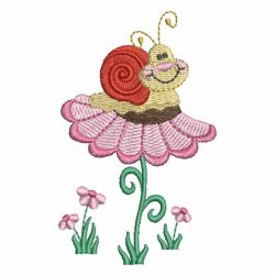 Cute Snails 06 machine embroidery designs