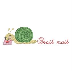 Cute Snails 08 machine embroidery designs