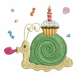 Cute Snails 11 machine embroidery designs