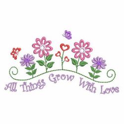 All Things Grow With Love 1 machine embroidery designs