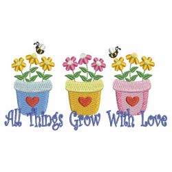 All Things Grow With Love 1 11 machine embroidery designs