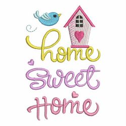 Home Sweet Home 01 machine embroidery designs