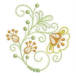 Rippled Colorful Flowers 03 machine embroidery designs