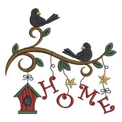 Country Home Sweet Home machine embroidery designs