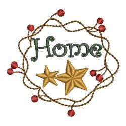 Country Home Sweet Home 07 machine embroidery designs