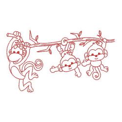 Redwork Following Mama 02(Md) machine embroidery designs