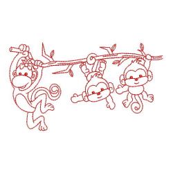 Redwork Following Mama 02(Lg) machine embroidery designs