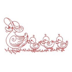 Redwork Following Mama 08(Sm) machine embroidery designs