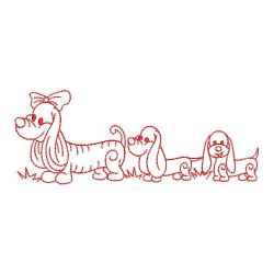 Redwork Following Mama 12(Lg) machine embroidery designs