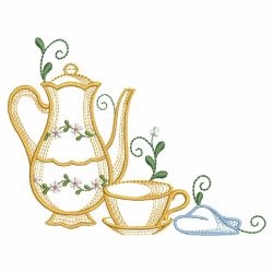 Vintage Tea Time 1(Lg) machine embroidery designs