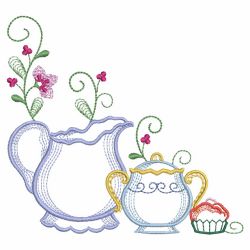 Vintage Tea Time 1 05(Lg) machine embroidery designs
