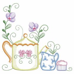 Vintage Tea Time 1 08(Md) machine embroidery designs