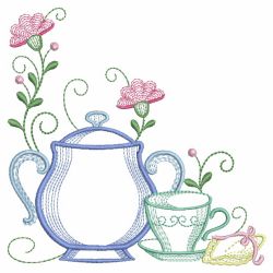 Vintage Tea Time 1 09(Sm) machine embroidery designs