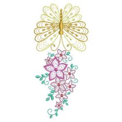 Heirloom Butterfly Blooms 01(Sm) machine embroidery designs
