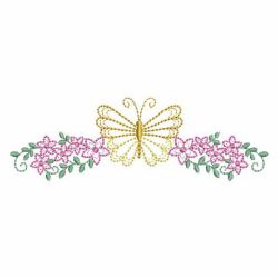 Heirloom Butterfly Blooms 02(Md) machine embroidery designs