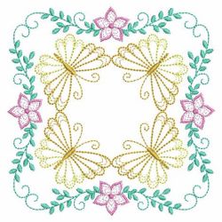 Heirloom Butterfly Blooms 05(Sm) machine embroidery designs