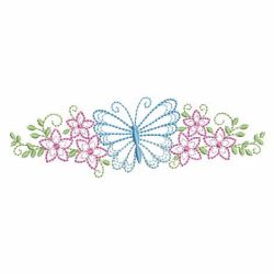 Heirloom Butterfly Blooms 08(Md) machine embroidery designs