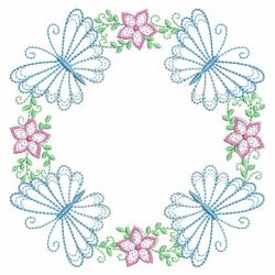 Heirloom Butterfly Blooms 09(Md) machine embroidery designs