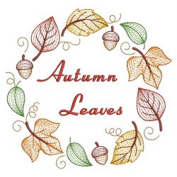 Rippled Autumn Leaves 10(Sm) machine embroidery designs