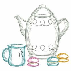 Vintage Tea Time 2 06(Lg) machine embroidery designs