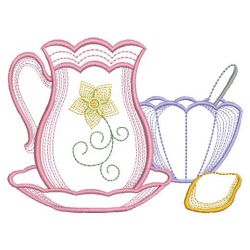 Vintage Tea Time 2 07(Md) machine embroidery designs